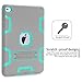 iPad Air 2 Case TOPSKY(TM)[Kickstand Feature],Shock-Absorption / High Impact Resistant Hybrid Three Layer Armor Defender Full Body Protective Case Cover with Stylus and Screen Protector,Grey/Green