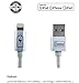 Speed Charger Zone Lightning to USB Charger Cable Silver | Smart LED Indicator, Fast Charging, Made for iPhone (MFI), 3 Feet | Life-time Warranty