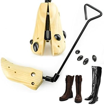 Eskyshop One Way Unisex Professional Wooden Shoes Stretcher for Boots With Adjustable Width (Unisex Size 7-9)