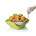 Home and Above 2 Piece Bowl and Drainer Set Holds Fruit, Nuts, Candy, Salads. Drainer/Strainer Nests Inside Large Bowl for Easy Wash and Serve