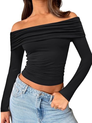 Trendy Queen Summer Off The Shoulder Tops for Women Going Out