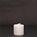 1 X Hanna's 3x3 Pillar Candle (White Unscented) - 3x3-Unscented