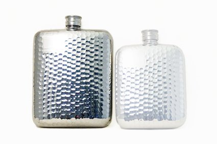 ピュータースキットル ピンダーブロス社製 B0069iuhvy Sp 037 ピューターフラスコ 6オンス クッションハンマード フラスコスキットル 新作人気モデル
