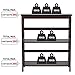Yaheetech 3 Tier Espresso Finish Wood Entryway Table Bookcase Bookshelf Display Rack Stand Storage Shelving Unit
