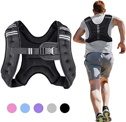 Henkelion Running Weight Vest for Men Women Kids Weights Included, Body Weight Vests for Training Workout, Jogging, Cardio, Walking - 12 Lbs
