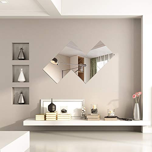 Wall Mirror Set of 4, Full Length Mirror with Install accessories