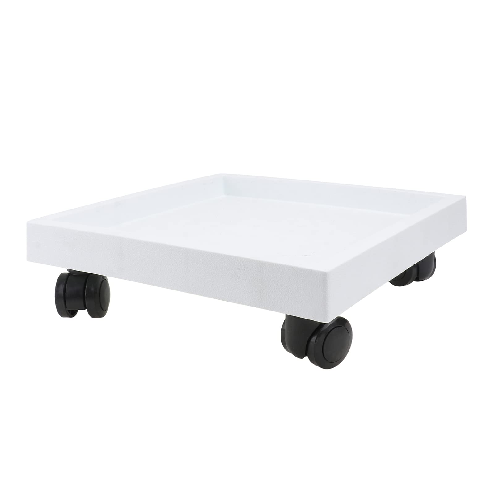 DOITOOL Potted Plants Plant Plant Pallet with Wheels Square Flower Pot Mover Indoor Rolling Planter Movable Plant Stand on Wheels for Indoor Outdoor 29cm House Plants Indoors