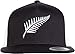 New Zealand Pride | Kiwi Silver Fern Southern Cross Black Baseball Cap Dad Hat-(Trucker, 2 Tone)