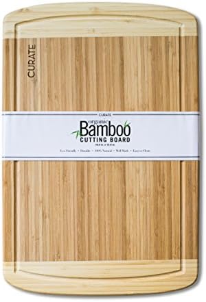 All-Natural Organic and Dependable Bamboo Cutting Board with Spacious Surface Area for all Kitchen and Cooking demands Dual Purpose for Parties and Entertaining Splendid gift or a treat for Yourself