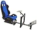 Conquer Racing Simulator Cockpit Driving Seat Reclinable with Gear Shifter Mount
