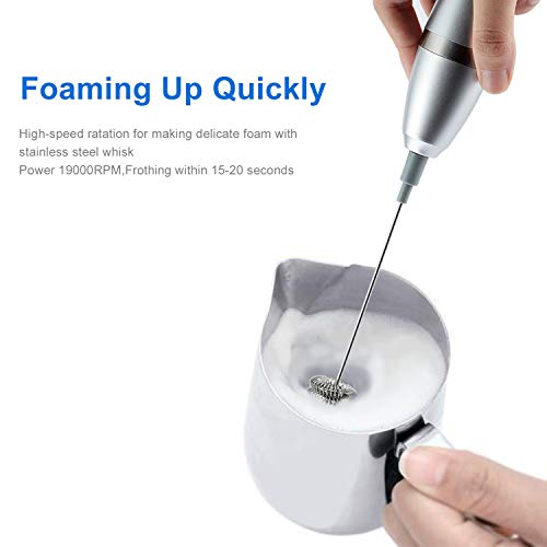 image for AVANDE 2018 Best Durable 19000 RPM Milk Frother, Handheld Electric Cof