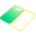 AIIYG DS(TM) Samsung Galaxy S7 Edge, G9350 Gradient Color Mirror Soft TPU Case with Shockproof PC Bumper for S7 Edge (Green)