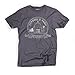 Superluxe Clothing Mens Unisex Hershels Farm Funny Vintage Style Zombie Apocalypse Barn T-Shirt, Large, Dark Gray