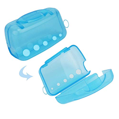 Plastic Toothbrush Cover - Dentist Choice Antibacterial Toothbrush Case Protector - Bristle Head Cover Great to Travel - Pack of 4-Sold by BIOBEAUTY