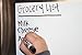 Magnetic Dry Erase Sheet - Magnetic Whiteboard Sheet for Refrigerator, Kitchen Dry Erase Board with Magnets, Fridge Whiteboard, White, Large, 17 x 11 Inches