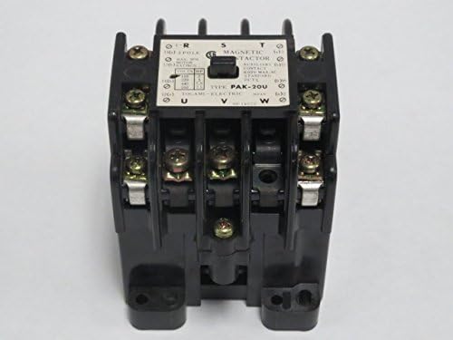 TOGAMI-ELECTRIC PAK-20U MAGNETIC 600V-AC 50-55V-AC 7.5HP CONTACTOR B303620