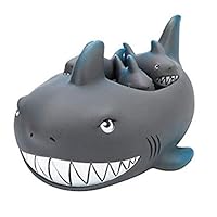 Playmaker Toys Rubber Shark Family Bathtub Pals - Floating Bath Tub Toy