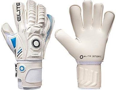 エリートスポーツ Elite Sport キーパーグローブ Elg su Supreme White ホワイト サッカー Gk グローブ 全天候対応 グリップ力 Contact 春の新作シューズ満載 Mwラテックス ハイブリッドカット 耐久性 プロ 蒸れ防止 試合用 衝撃吸収