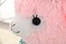 KSB 17.7'' Pink Alpacasso Amuse Alpaca Plush Toy , Cafe Waiters and Maids Sheep Doll For Children Kids Best Birthday Gifts Over 1 Years
