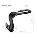 (Set of 4) Car Headrest Hanger, Akwox Universal Car Hook 4 Car SUV Back Seat Headrest Hanger Storage Hooks