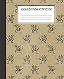 Composition Notebook: Vintage Fantasy Beasts And Pretty Things Pattern College Ruled Notebook Lined School Journal