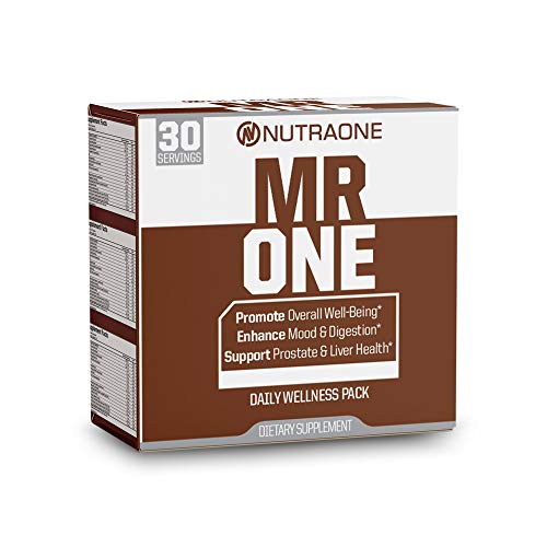 MrOne Daily Vitamin Packs for Men by NutraOne - Men's Daily Vitamins and Supplements Regimen (30 Day Supply) (Best Vitamin Regimen For Men)