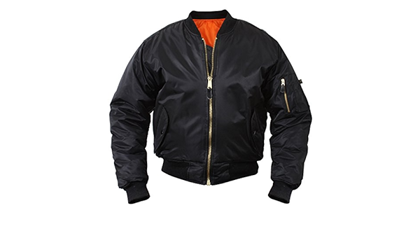 black flight jacket
