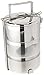 Stainless Steel Food Carrier - 3 Tier, 12 Cm