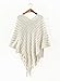 Aausuerty Warm Women Knit Batwing Cape Tassels Poncho Cloak Jacket Coat Outwear Hot Sale Coffee