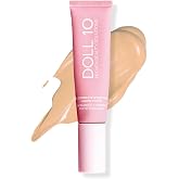 DOLL 10 TCE Liquid Filter &ndash; CC Cream Foundation - Liquid Foundation - Lightweight Tinted Moisturizer &amp; Skin Tint - Blurs Pores &amp; Fine Lines - Vegan - Clean Makeup - [Light] - 30 Day Supply