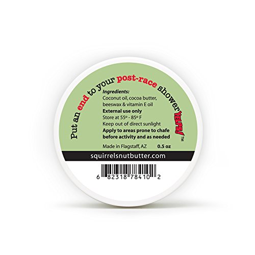 Squirrel's Nut Butter All Natural Anti Chafe Salve, Tub, 0.5 oz