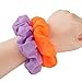 24 Pcs Neon Scrunchies for Hair 80s Neon Hair Accessories for Women Scrunchy Tie Elastic Hair Tie Bands Solid Color Ponytail Scrunchy
