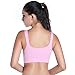 ROPALIA Womens Fitness Yoga Sports Bra Wirefree Seamless Padded Push Up Racerback Top Pink XL