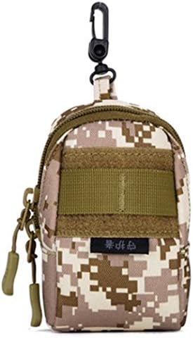 SULAKU Canvas Waist Packs Men Belt Bag Portable Ultra-Large Capacity Waist Bag Desert camouflage