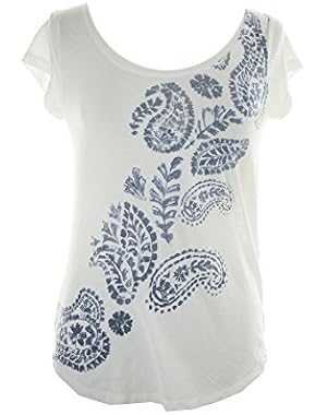Jeans Paisley Print Tee
