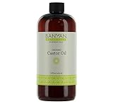 Banyan Botanicals Castor Oil, 16 oz, USDA Organic 100% Pure Ayurvedic Oil for Hair, Skin, Eyelashes