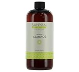 Banyan Botanicals Castor Oil, 16 oz, USDA Organic 100% Pure Ayurvedic Oil for Hair, Skin, & Eyelashes