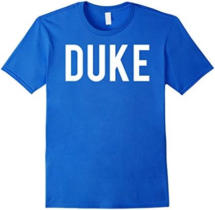 Mens Duke T Shirt - Cool new funny name fan cheap gift tee Medium Royal Blue
