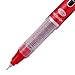 Morning Glory Mach 3 Roller Ball Pen - 0.38 mm-Fine Point Tip (Pack of 12 Pens) (Red)