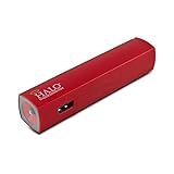 Halo Pocket Power Starlight 3000mAh Power Bank with Flash Light, Red