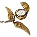 Kikole Flying Ball Necklace Vintage Retro Angel Wing Necklace Steampunk Pocket Watch