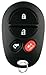 KeylessOption Key Fob Replacement for 2004 2005 2006 2007 2008 2009 2010 2011 2012 2013 2014 2015 2016 2017 2018 Toyota Sienna Keyless Entry Remote Control, 4-Button GQ43VT20T, Self Programming
