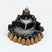 synpie Backflow Cone Incense-100g Natural Sandalwood Cone Incense Waterfall Incense Backflow Incense(Grey)