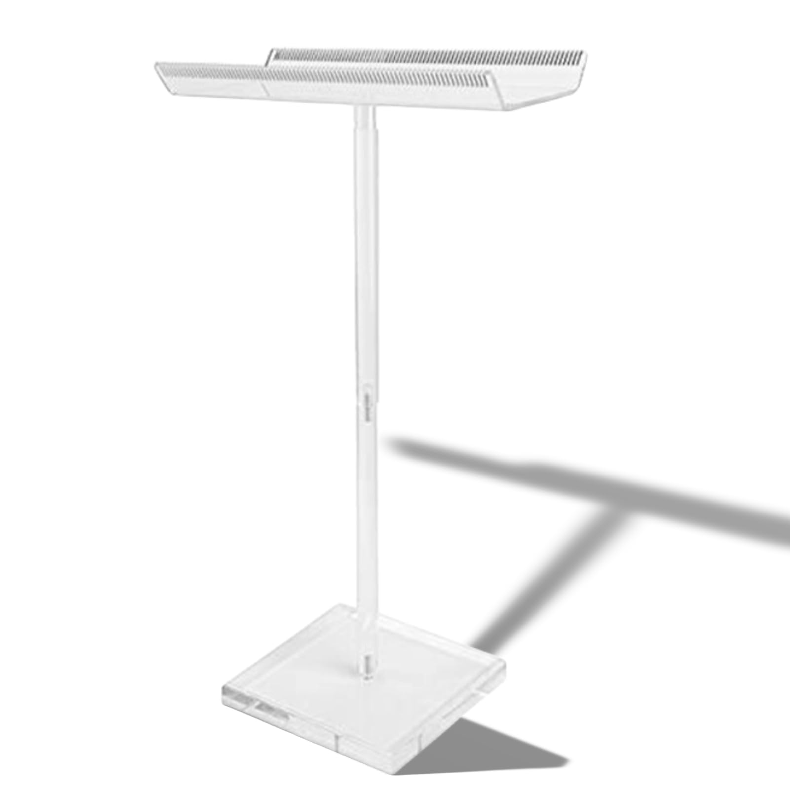 FILFEEL Acrylic Hair Extension Holder, Portable Extension Holder, Wig Storage Rack, 39.5cm Height, Lightweight