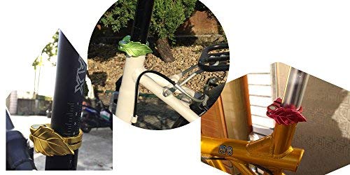 ONIPAX QR Leaf seatpost clamp,32mm,Green. - Thumbnail 4