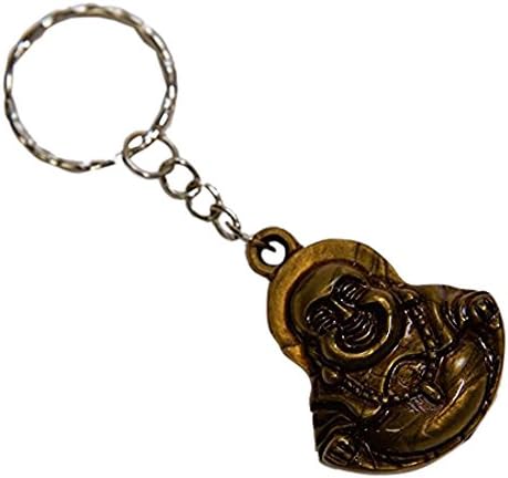 Metal Buddha Keychain (Bronze Color)