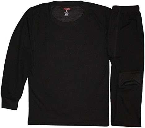 Picopi Men's Light Weight Waffle Knit Thermal Top &amp; Bottom Underwear Set