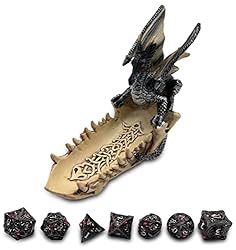 Thyggzjbs DND Dice,Hollow D&D Metal Dice,Dungeons
