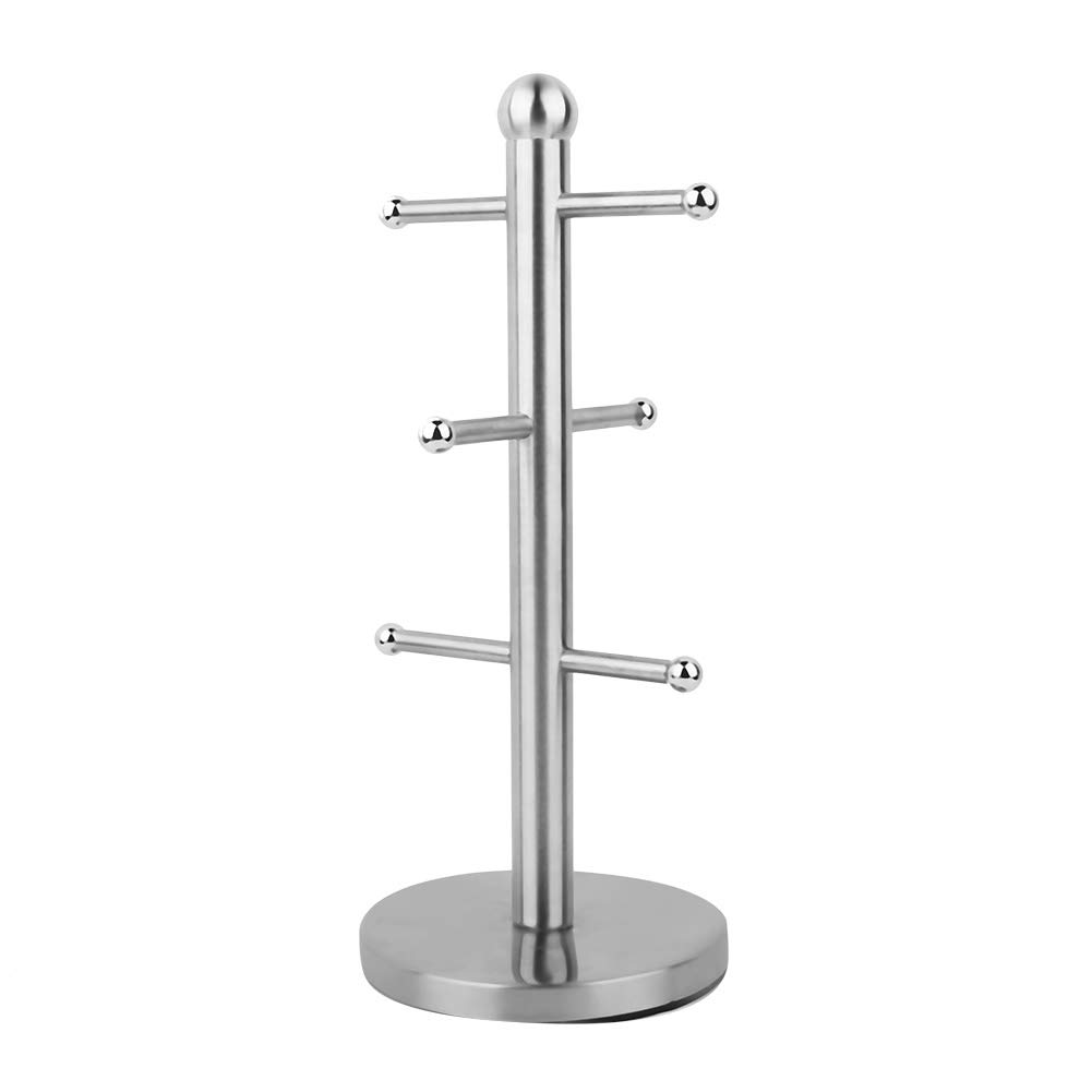 Stainless Steel Tea Cup Holder Tree Shape for Kitchen