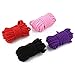 10M Soft Cotton Bandage Rope Sexy Flirting for Couples Erotic Toys Colours Constraint Rope Adult Products (Black)